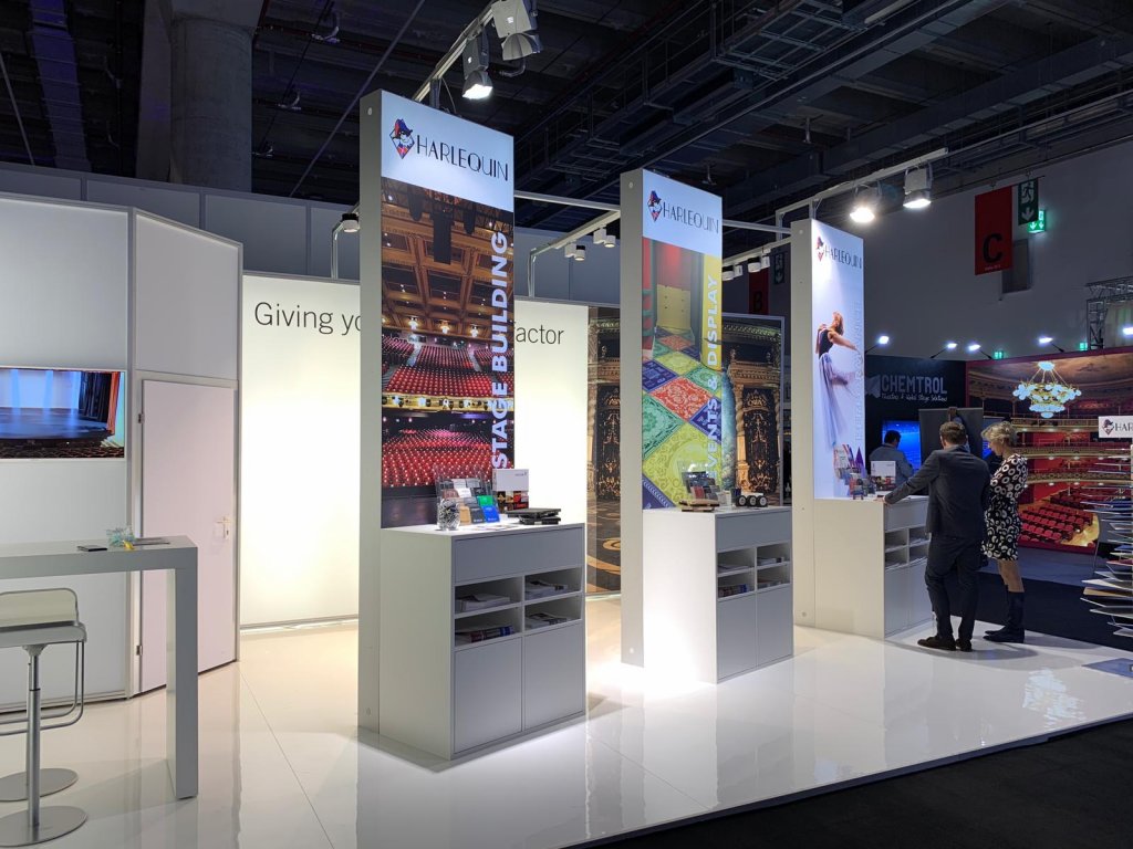 Image of Harlequin Stand at Prolight + Sound 2019
