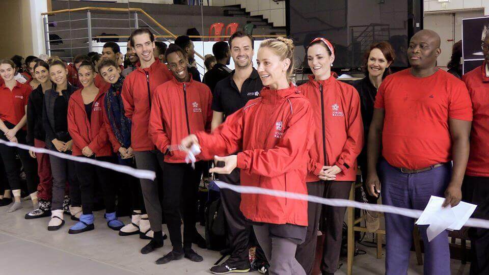 Shannon Glover officially opening the ballet studio