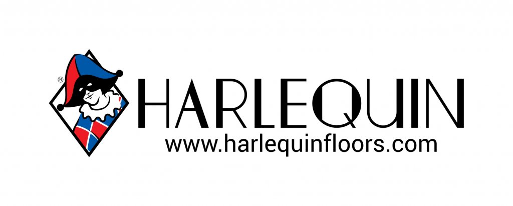 Harlequin Logo with url RGB | Professional Sprung & Vinyl Dance Floors | Harlequin Floors